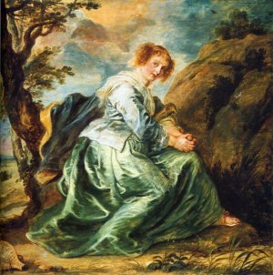 Hagar in the Desert by Peter Paul Rubens Oil Painting Reproduction