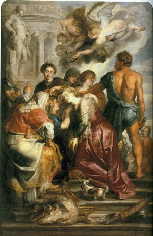 Martyrdom of St Catherine by Peter Paul Rubens - Hand-Painted Oil Painting Reproduction