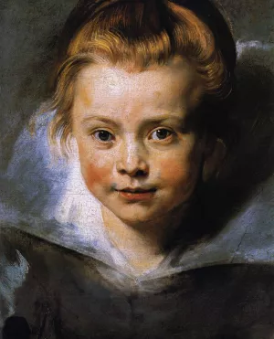 Portrait of a Young Girl - Clara Serena Rubens by Peter Paul Rubens - Hand-Painted Oil Painting Reproduction