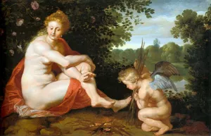 Main Product Photo of Sine Cerere et Baccho Friget Venus Painting by Peter Paul Rubens