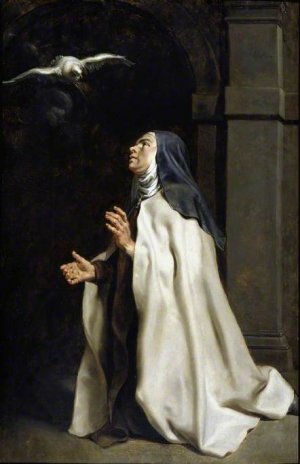 Teresa of Avila's Vision of the Dove by Peter Paul Rubens Oil Painting Reproduction