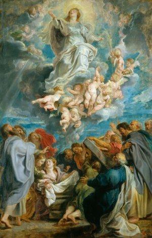 The Assumption of the Virgin by Peter Paul Rubens Oil Painting Reproduction
