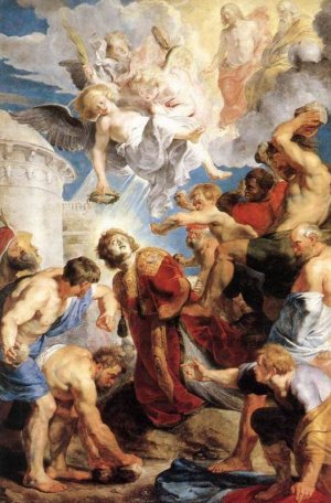 The Martyrdom of St. Stephen by Oil Painting Reproduction