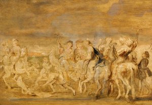 A Hawking Party by Peter Paul Rubens Oil Painting Reproduction
