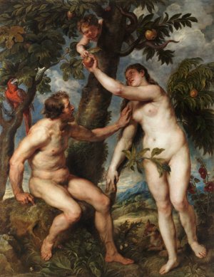 Main Product Photo of Adam and Eve Painting by Peter Paul Rubens