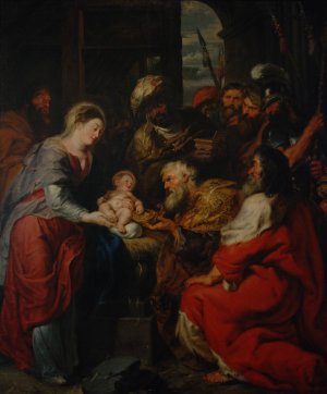 Main Product Photo of Adoration of the Magi Painting by Peter Paul Rubens