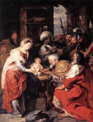 Adoration of the Magi by Peter Paul Rubens Oil Painting Reproduction