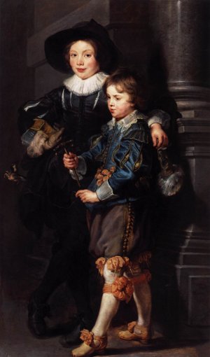 Albert and Nicolaas Rubens by Peter Paul Rubens Oil Painting Reproduction