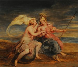 Alegoria de la Fortuna y la Virtud by Peter Paul Rubens Oil Painting Reproduction