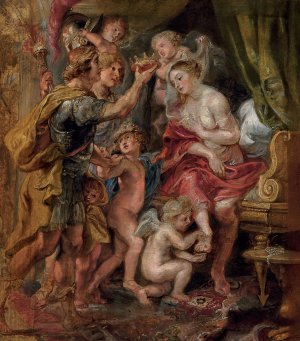 Main Product Photo of Alexander and Roxana Painting by Peter Paul Rubens