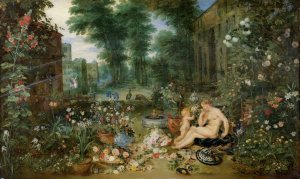 Main Product Photo of Allegory Of The Sense Of Smell Painting by Peter Paul Rubens