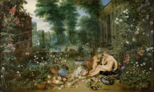 Allegory Of The Sense Of Smell by Peter Paul Rubens - Hand-Painted Oil Painting Reproduction