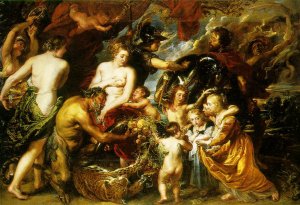 Allegory on the Blessings of Peace by Peter Paul Rubens Oil Painting Reproduction