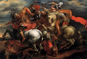 Battle for the Flag by Peter Paul Rubens Oil Painting Reproduction