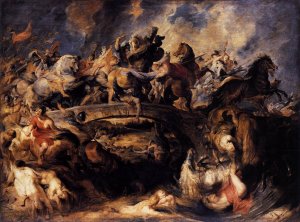 Battle of the Amazons by Peter Paul Rubens Oil Painting Reproduction