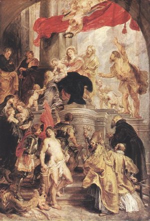 Bethrotal of St Catherine by Oil Painting Reproduction