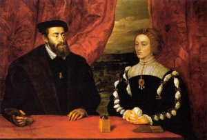 Charles V and the Empress Isabella by Peter Paul Rubens Oil Painting Reproduction