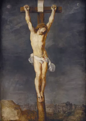 Christ on the Cross by Peter Paul Rubens - Hand-Painted Oil Painting Reproduction