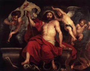 Main Product Photo of Christ Triumphant over Sin and Death Painting by Peter Paul Rubens