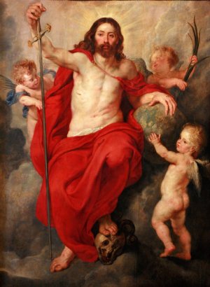 Christ Triumphing over Death and Sin by Peter Paul Rubens Oil Painting Reproduction