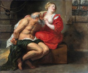 Main Product Photo of Cimon and Pero Painting by Peter Paul Rubens