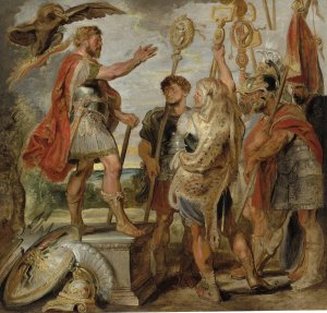 Decius Mus Addressing the Legions by Peter Paul Rubens Oil Painting Reproduction