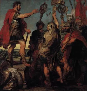 Decius Mus Relating His Dream by Oil Painting Reproduction