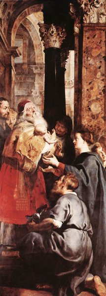 Descent from the Cross Right Wing by Peter Paul Rubens Oil Painting Reproduction