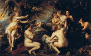 Diana and Callisto by Peter Paul Rubens - Hand-Painted Oil Painting Reproduction