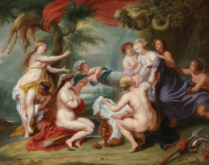 Diana discovering Callisto's pregnancy by Oil Painting Reproduction