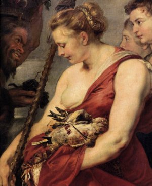 Diana Returning from Hunt Detail by Peter Paul Rubens - Hand-Painted Oil Painting Reproduction