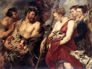 Diana Returning from Hunt by Peter Paul Rubens Oil Painting Reproduction