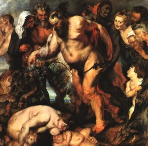 Main Product Photo of Drunken Silenus Painting by Peter Paul Rubens