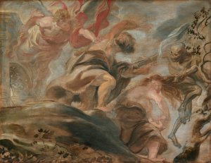 Main Product Photo of Expulsion from the Garden of Eden Painting by Peter Paul Rubens