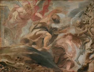 Expulsion from the Garden of Eden by Peter Paul Rubens - Hand-Painted Oil Painting Reproduction