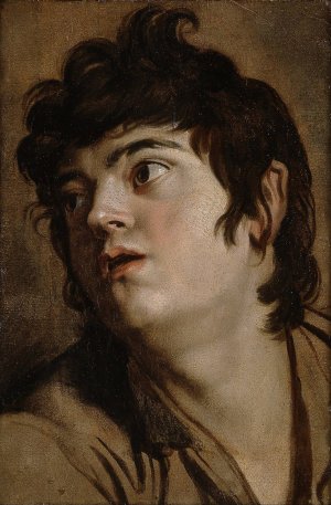 Main Product Photo of Head of a Young Man Painting by Peter Paul Rubens