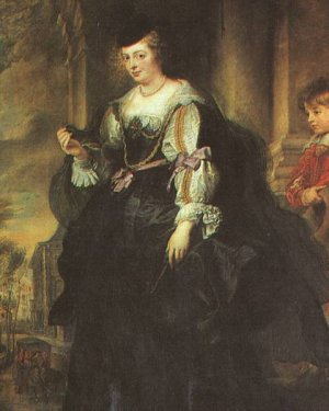Helena Fourment with a Carriage by Oil Painting Reproduction