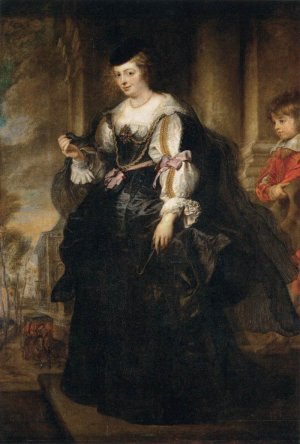 Helene Fourment with a Carriage by Oil Painting Reproduction