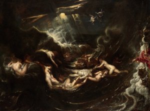 Main Product Photo of Hero And leander Painting by Peter Paul Rubens