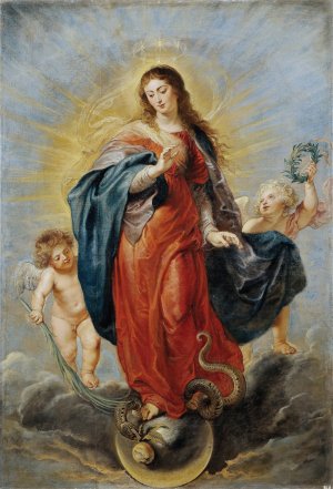 Main Product Photo of Immaculate Conception Painting by Peter Paul Rubens