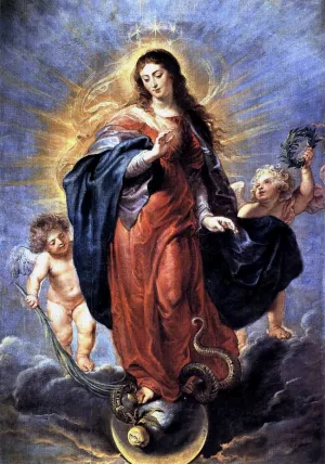 Main Product Photo of Immaculate Conception Painting by Peter Paul Rubens