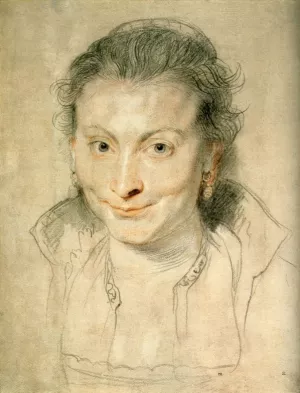 Isabella Brant by Peter Paul Rubens - Hand-Painted Oil Painting Reproduction