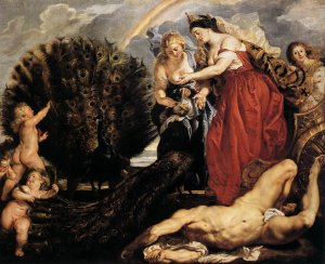Main Product Photo of Juno and Argus Painting by Peter Paul Rubens