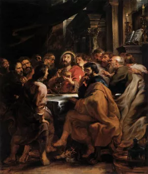 Last Supper by Peter Paul Rubens Oil Painting Reproduction