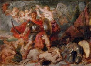 Le triomphe d'Henri IV by Oil Painting Reproduction