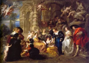 Love Garden by Peter Paul Rubens Oil Painting Reproduction
