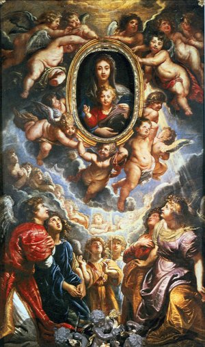 Main Product Photo of Madonna della Vallicella Painting by Peter Paul Rubens