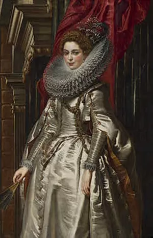 Marchesa Brigida Spinola Doria by Peter Paul Rubens - Hand-Painted Oil Painting Reproduction