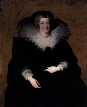 Main Product Photo of Marie de Mdici, Queen of France Painting by Peter Paul Rubens