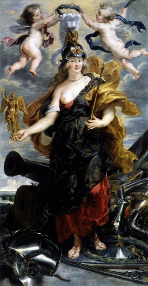Main Product Photo of Marie de Medicis as Bellona Painting by Peter Paul Rubens